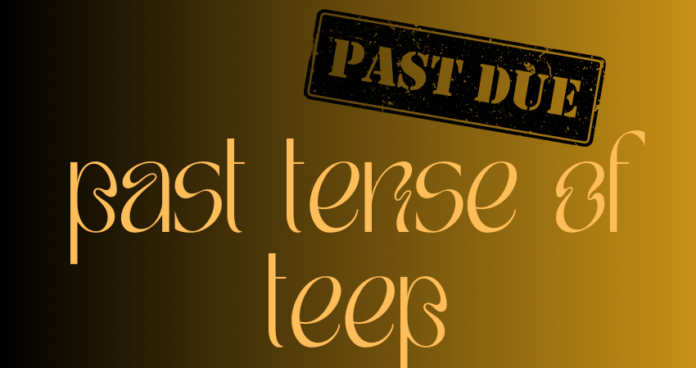 past tense of teep