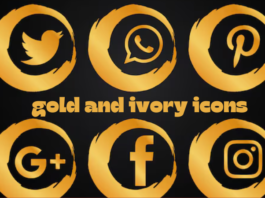 gold and ivory icons